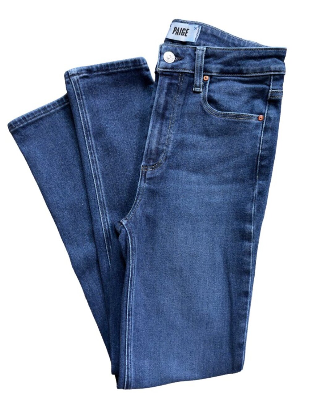 PAIGE Gemma High Rise Cigarette Jeans Womens Size 27 Sketchbook WA048 - Picture 7 of 15
